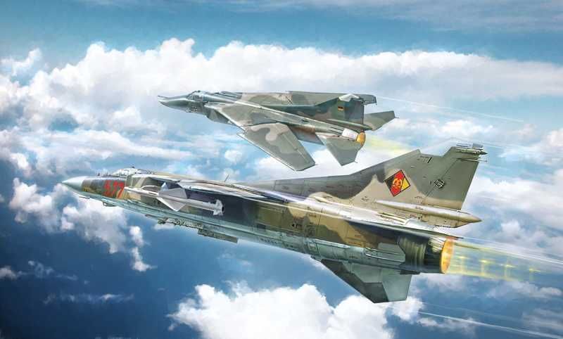 ITALERI Model Kit letadlo 2798 - MiG-23 MF/BN Flogger (1:48) - obrázek 8