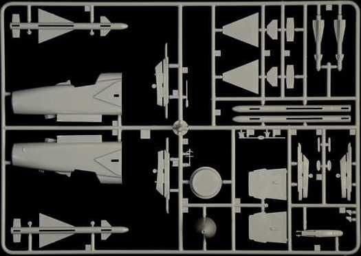 ITALERI Model Kit letadlo 2798 - MiG-23 MF/BN Flogger (1:48) - obrázek 12