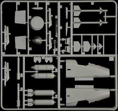 ITALERI Model Kit letadlo 2798 - MiG-23 MF/BN Flogger (1:48) - obrázek 13