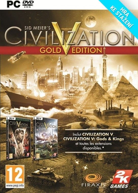 Sid Meier's Civilization V (Gold Edition) Steam PC - Digital - obrázek 1