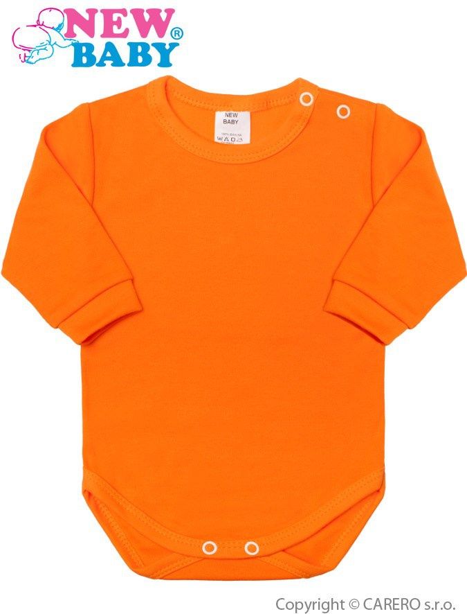 Kojenecké body s dlouhým rukávem New Baby šedé&nbsp;-&nbsp;80 (9-12m) - obrázek 1