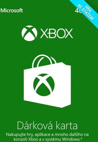 Xbox Live Dárková Karta 400Kč (CZ) (PC/XONE) Microsoft Store PC - Digital - obrázek 1