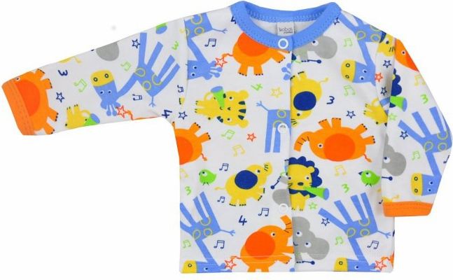 Kojenecký kabátek Bobas Fashion Zoo oranžový&nbsp;-&nbsp;80 (9-12m) - obrázek 1