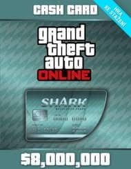 Grand Theft Auto Online: Megalodon Shark Cash Card 8,000,000$ Social Club PC - Digital - obrázek 1