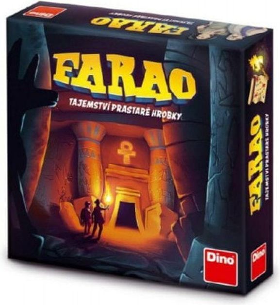 Dino FARAO tajemství prastaré hrobky společenská hra v krabici 30x30x7cm - obrázek 1