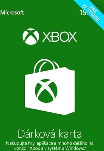 Xbox Live Dárková Karta 150Kč (CZ) (PC/XONE) Microsoft Store PC - Digital - obrázek 1