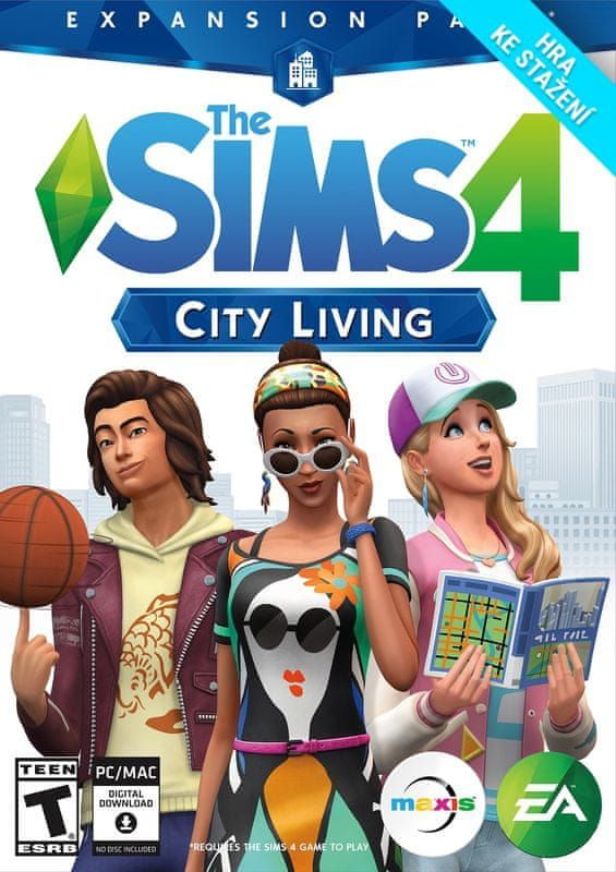 The Sims 4: Život ve městě (DLC) Origin PC - Digital - obrázek 1