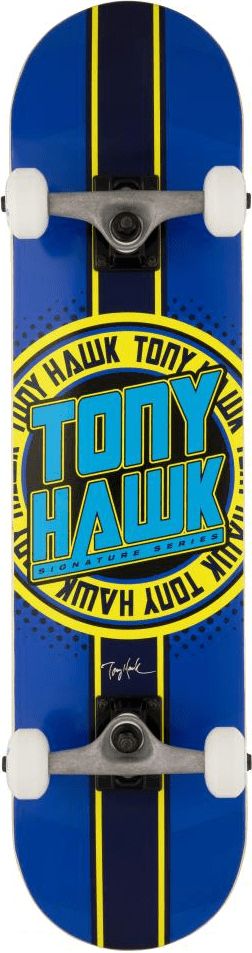 Tony Hawk SS 180+ Badge Logo Blue/Yellow - 7,5" - skateboard - obrázek 1