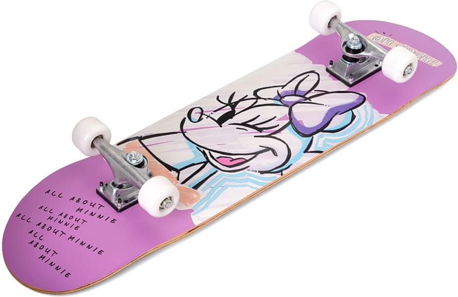 Disney Skateboard dřevěný max.80kg minnie "oh gosh" - obrázek 1