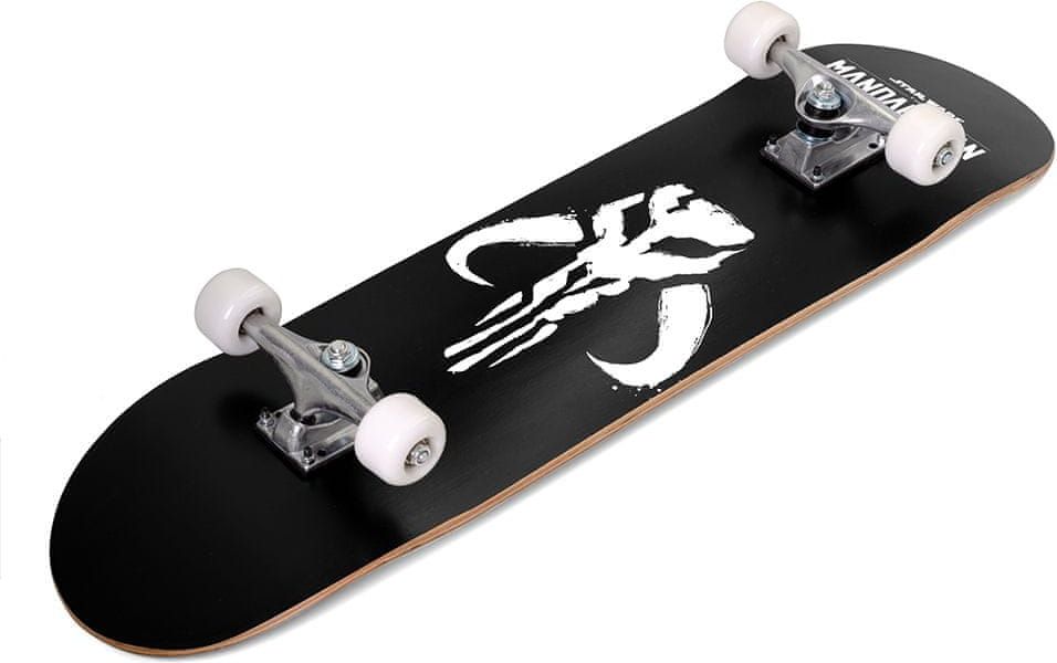 Disney Skateboard dřevěný max.80kg mandalorian logo - obrázek 1