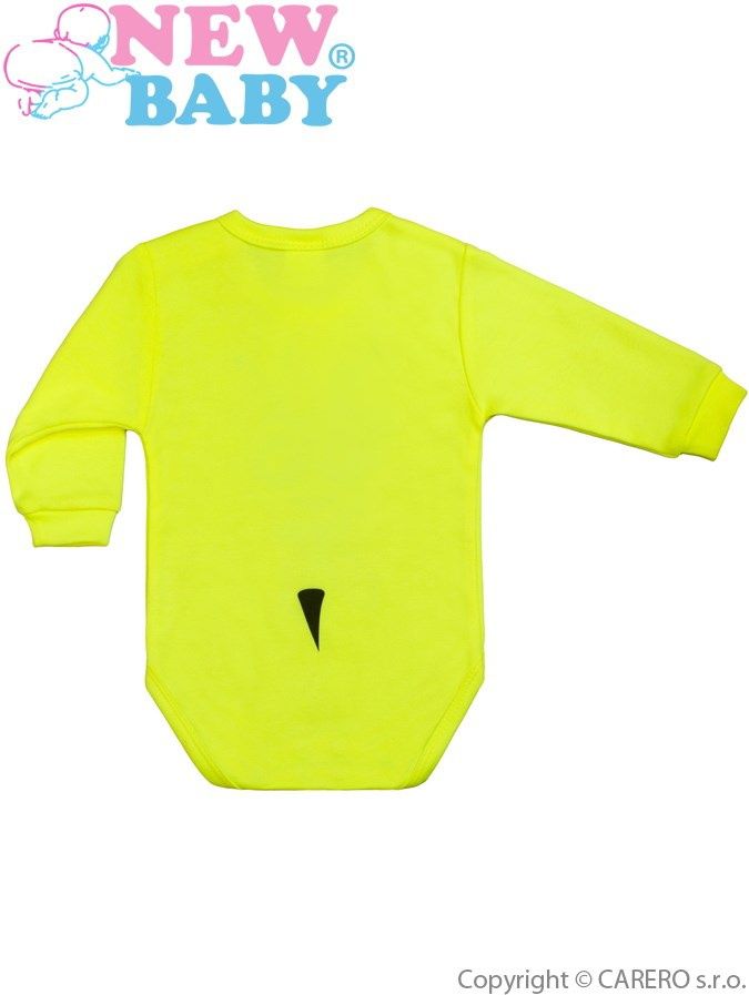 Kojenecké body s dlouhým rukávem New Baby Zvířátko Včelka neonové&nbsp;-&nbsp;56 (0-3m) - obrázek 4