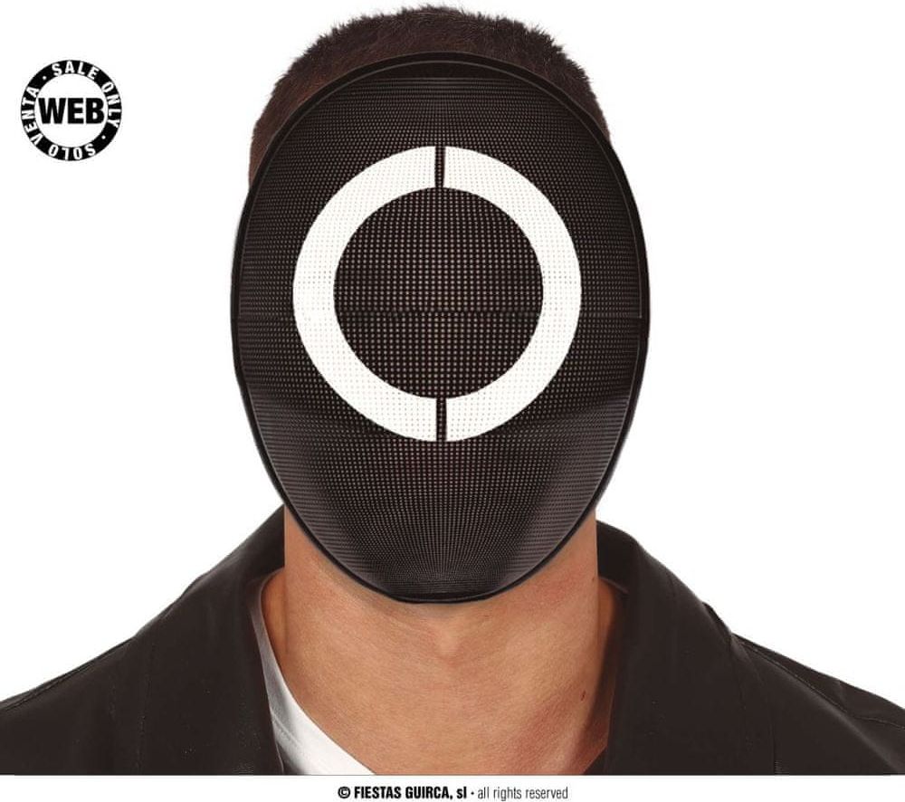 Plastová maska Squid Game - Maska dozorců - Hra na oliheň - obrázek 1