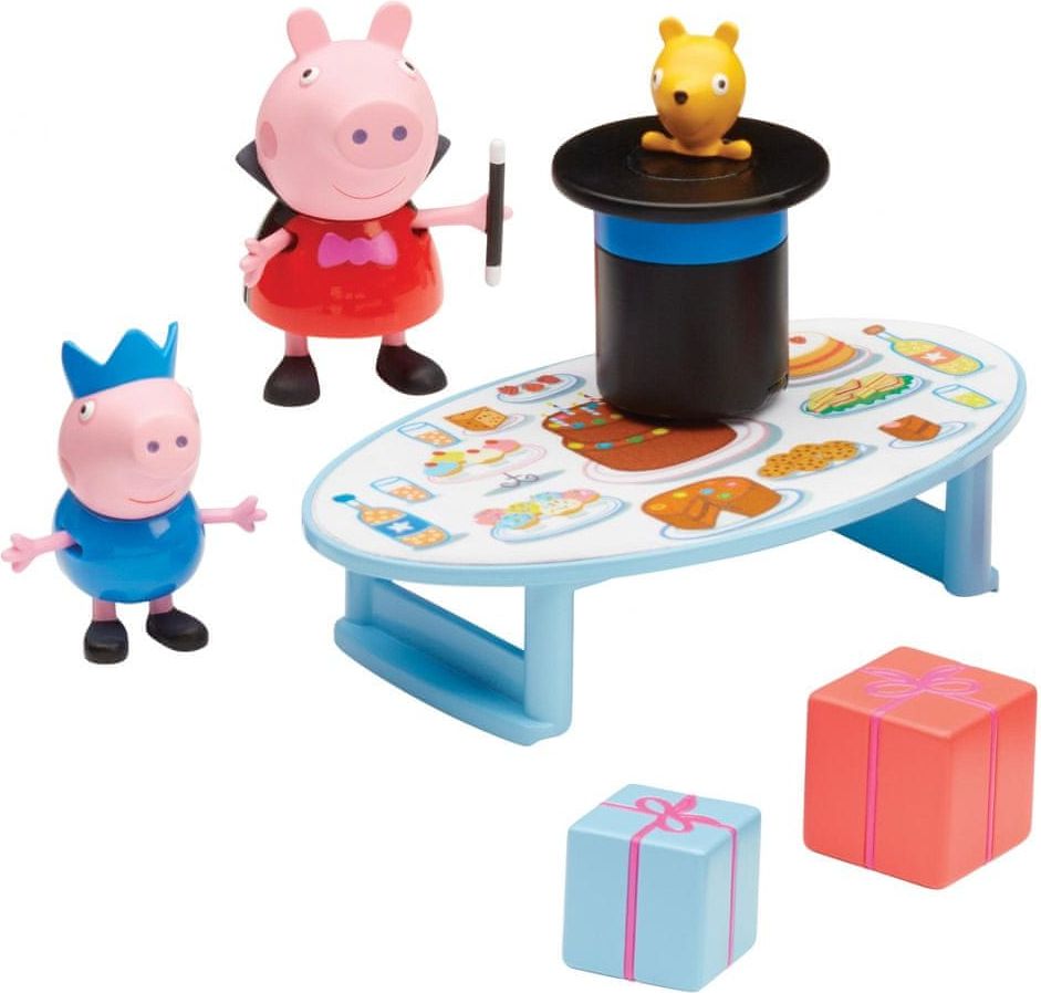 TM Toys Peppa Pig - sada kouzelník + 2 figurky - obrázek 1