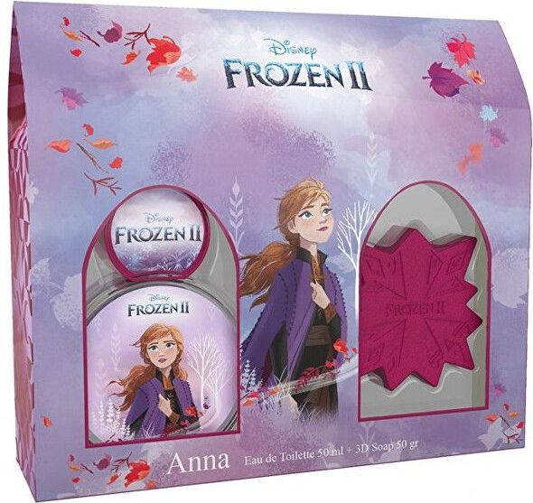 EP Line Frozen II Anna EDT 50 ml + mýdlo 55 g dárková sada - obrázek 1