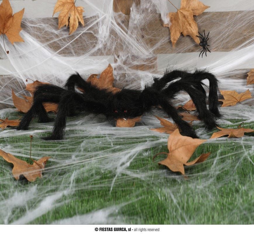 Chlupatý pavouk - tvarovatelný - HALLOWEEN - 60 cm - obrázek 1