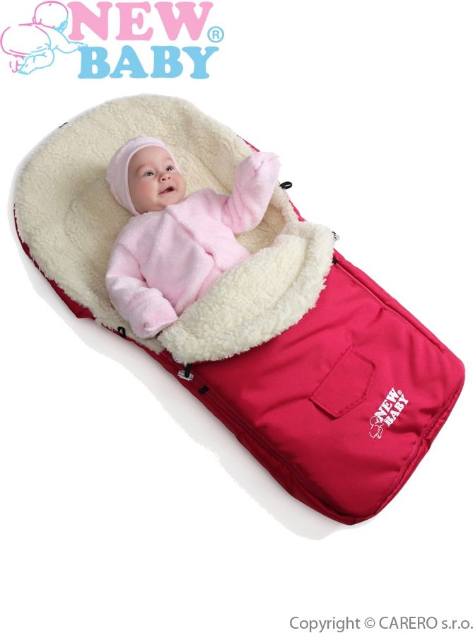 Zimní fusak New Baby Classic Wool pink - obrázek 2