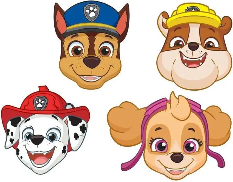 Maska Tlapková patrola - Paw Patrol - 8 ks - obrázek 1