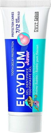 ELGYDIUM Gelová zubní pasta s fluorinolem a příchutí žvýkačky pro děti 7-12 let Junior 50 ml - obrázek 1