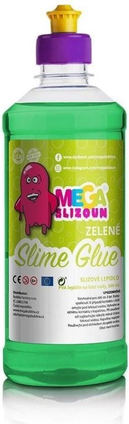 Megaslizoun Výroba slizu PVA slizové lepidlo zelené 500 ml - obrázek 1