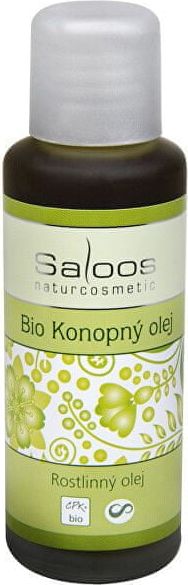 Saloos Bio konopný rostlinný olej lisovaný za studena 50 ml - obrázek 1