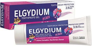 ELGYDIUM Gelová zubní pasta s fluorinolem a příchutí lesního ovoce pro děti 2-6 let Kids 50 ml - obrázek 1