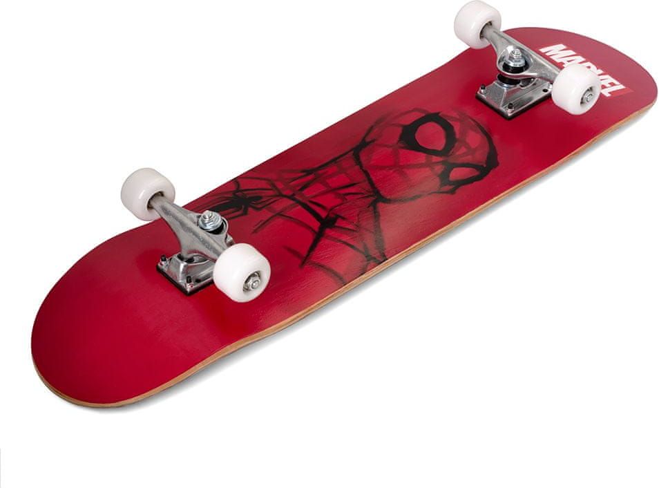 Disney Skateboard dřevěný max.80kg spiderman červený - obrázek 1