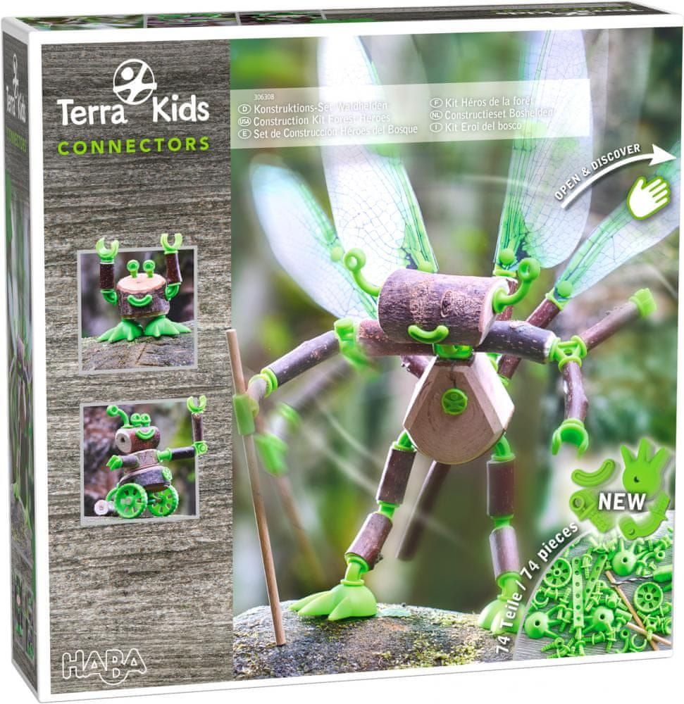 Haba Terra Kids Konstrukční sada Lesní zvířata 74 ks - obrázek 1
