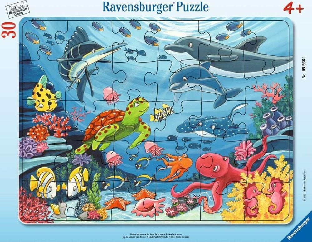 Ravensburger Puzzle Na dně moře 30 dílků - obrázek 1