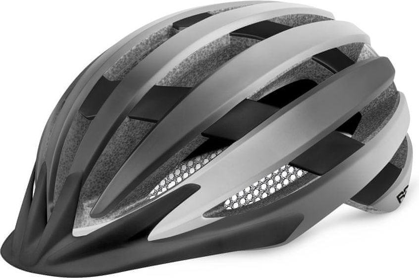 R2 Cyklistická helma VENTU ATH27B/M 56-58cm bílá,černá, mat - obrázek 1
