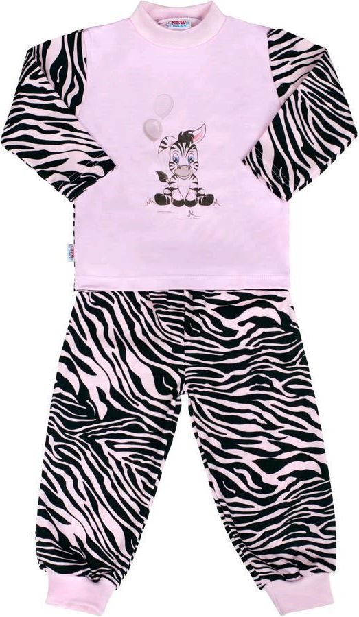 Dětské bavlněné pyžamo New Baby Zebra s balónkem růžové&nbsp;-&nbsp;116 (5-6 let) - obrázek 1