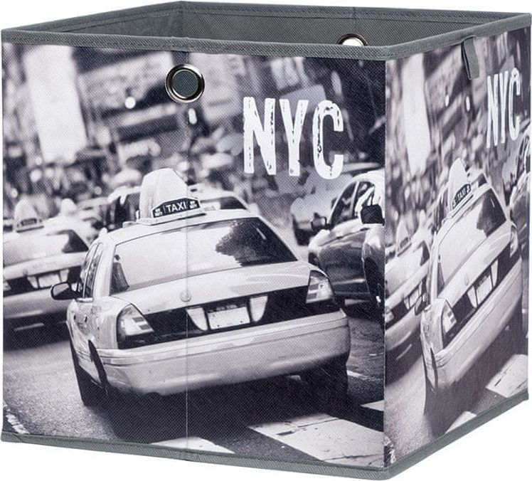 FARELA Úložný box Beta 1, 32 cm, NY Taxi - obrázek 1