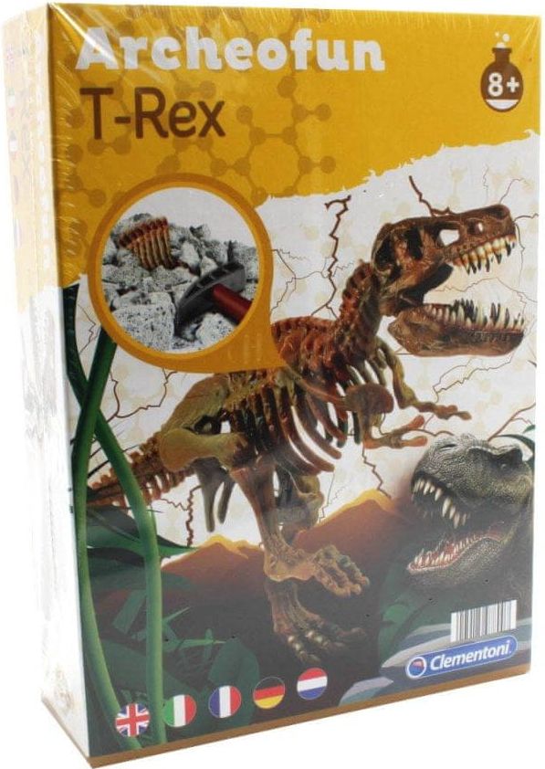 Clementoni Archeologická sada Jurský svět vykopávky Tyrannosaurus Rex II - obrázek 1