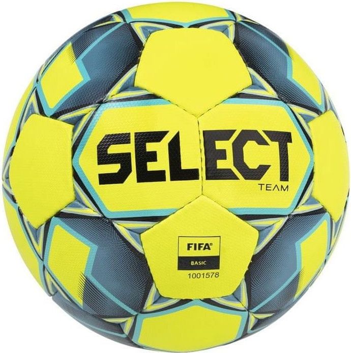 SELECT Fotbalový míč FB Team FIFA Basic žlutá 5 - obrázek 1