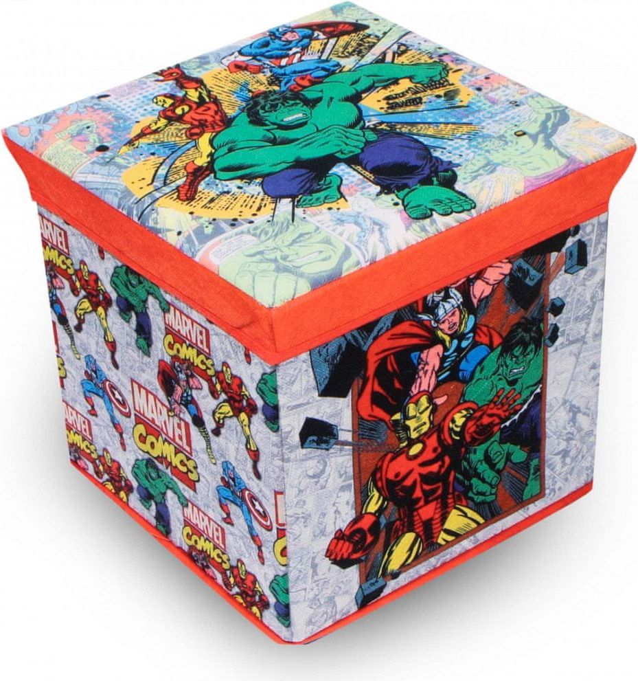 bHome Úložný box na hračky Avengers s víkem UBBH0771 - obrázek 1