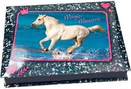 Horses Dreams Pouzdro na kancelářské potřeby , Magic Moment, modré - obrázek 1