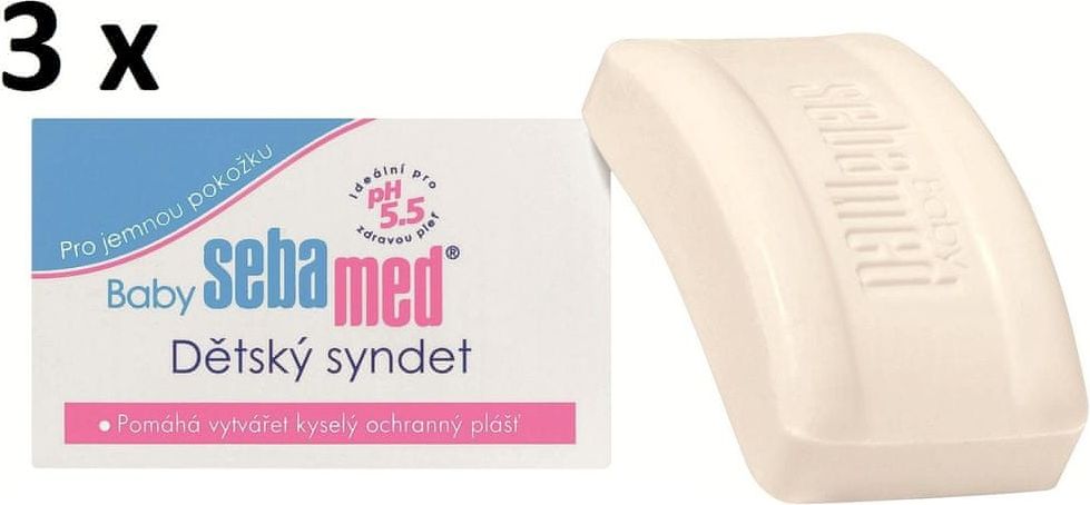 Sebamed Dětský syndet 3x 100g - obrázek 1