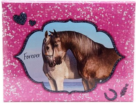 Horses Dreams Pouzdro na kancelářské potřeby , Forever, růžové - obrázek 1
