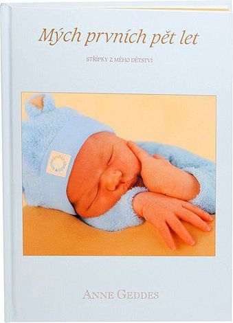 Anne Geddes Kniha Mých Prvních Pět Let, modrý kluk CZ - obrázek 1