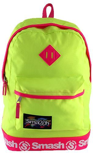 Smash Studentský batoh , neonová žlutá - obrázek 1