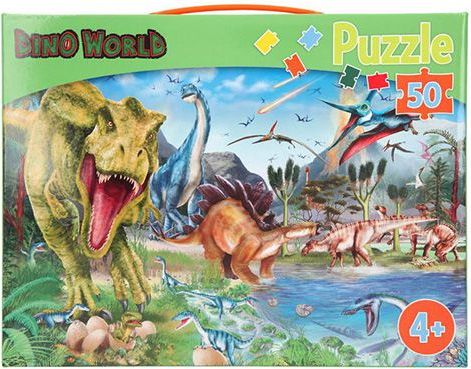 Dino World Puzzle , 50 dílků, 4+, 0411646_A - obrázek 1