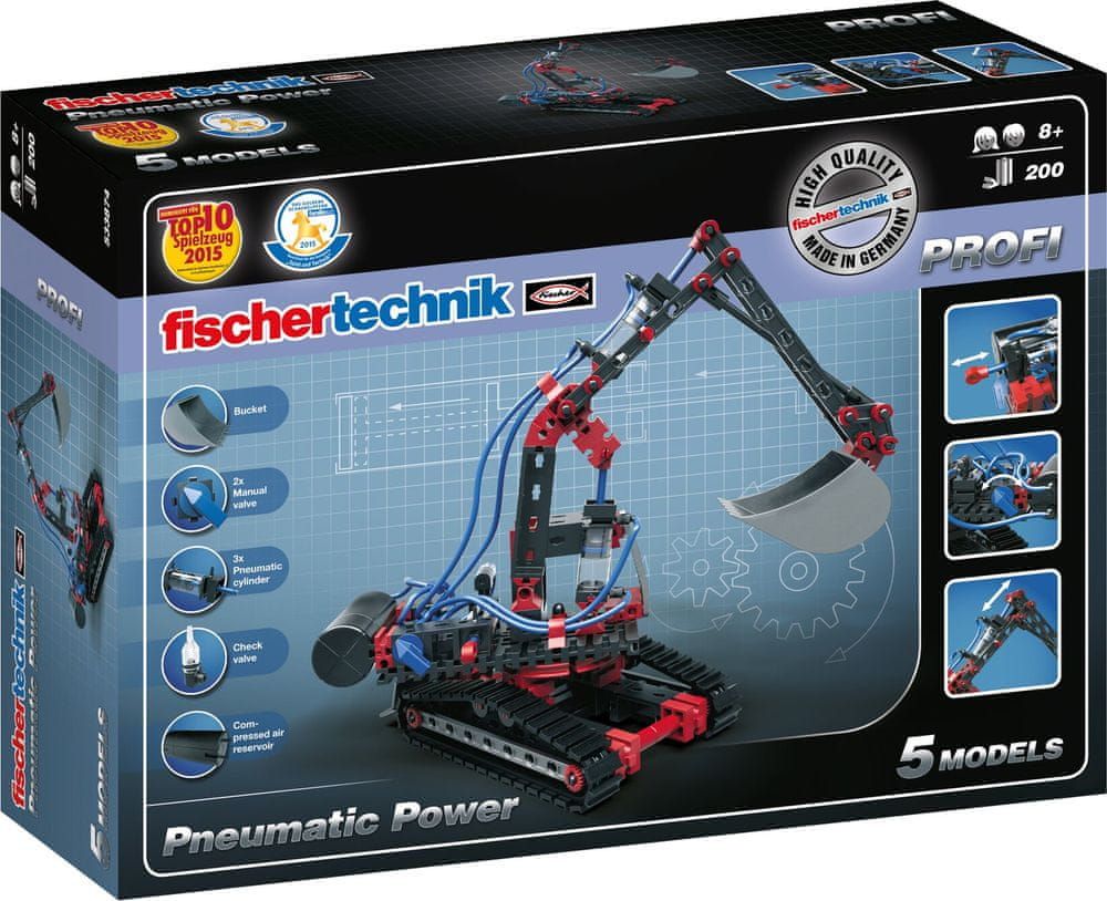 Fischer technik 533874 Profi Pneumatic Power Pneumatické modely 200 dílů - obrázek 1