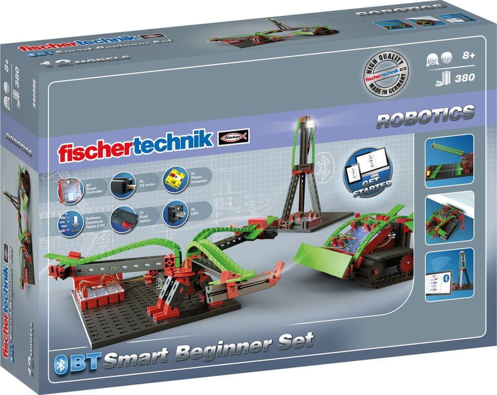 Fischer technik 540586 Robotics BT Smart Beginner Set BT robotická sada 380 dílů - obrázek 1