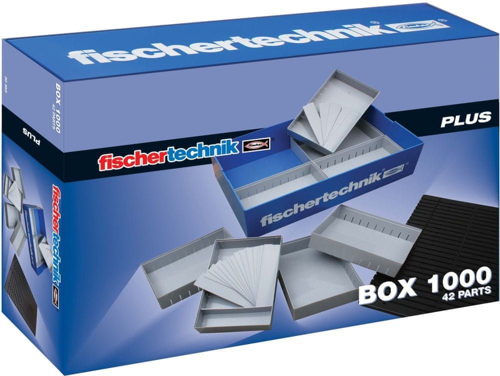Fischer technik 30383 Plus Box 1000 Praktická box pro uložení jednotlivých dílů - obrázek 1