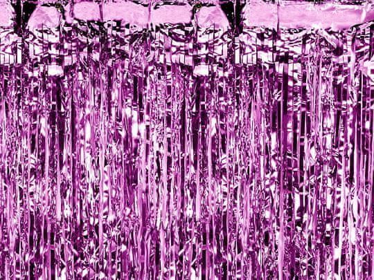 Párty závěs - fialový - 250 cm - obrázek 1