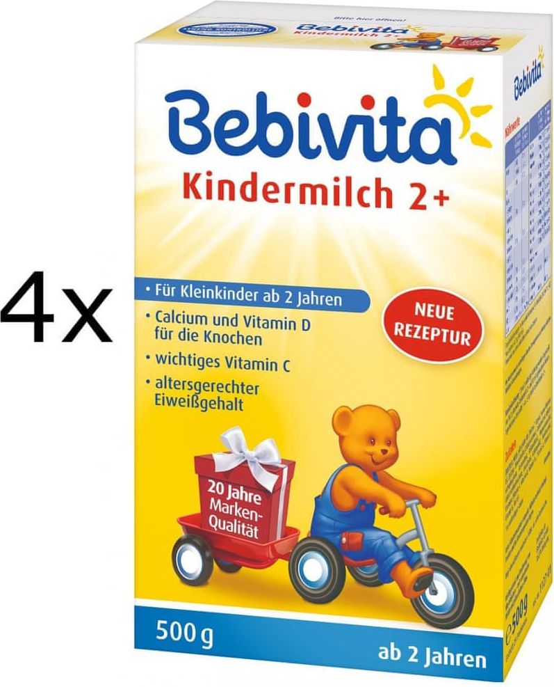Bebivita JUNIOR 2+ - 4 x 500g - obrázek 1