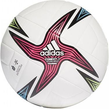 Adidas Fotbalový míč , EKSTRAKLASA TRN | GU1549 | WHITE/BLACK/SHOPNK/SI | 3 - obrázek 1