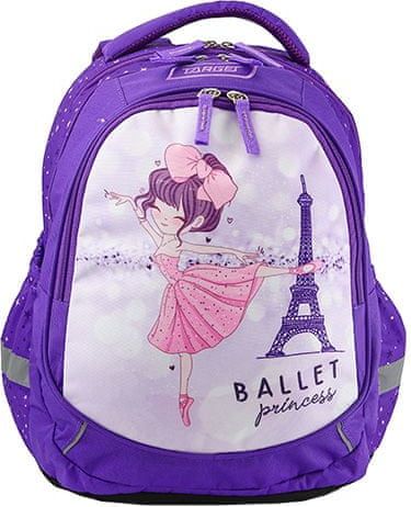 Target Studentský batoh , Fialový, Ballet princess, Eiffelova věž - obrázek 1