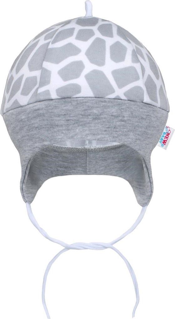 Kojenecká bavlněná čepička New Baby Žirafa - 74 (6-9m) - obrázek 1