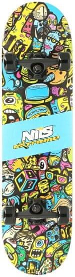 Nils Extreme skateboard CR3108 Color Worms 1 - obrázek 1