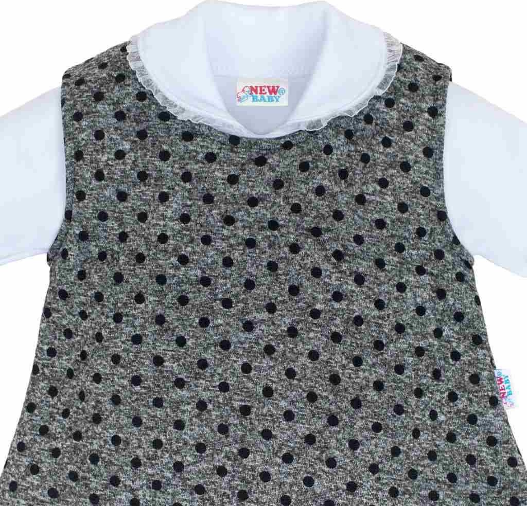 Luxusní bavlněné celorozepínací kojenecké body New Baby Princess bílé - 62 (3-6m) - obrázek 2